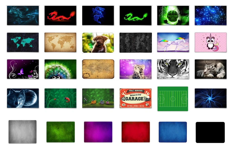 Silmo Motiv Mauspad 20 bis 90 cm Mousepad vernähter Rand Büro Homeoffice Gaming - Bild 1 von 1