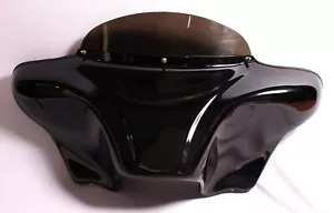 HARLEY BATWING FAIRING WINDSHIELD 4 TOURING ROAD KING STANDARD FLHR PAINTED - Bild 1 von 4