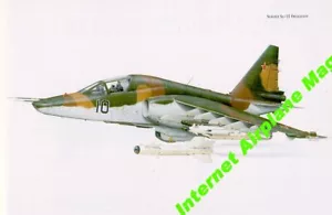 AVIATION ART SUKHOI Su-25 FROGFOOT SOVIET AF GRACH ROOK AKHTUBINSK VOLGOGRAD - Picture 1 of 1