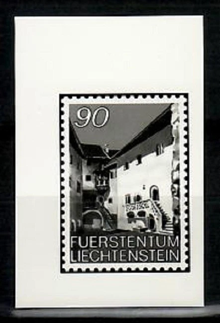 Photo Essay, Liechtenstein Sc838 Architecture, Vaduz Castle. - Image 1 of 1