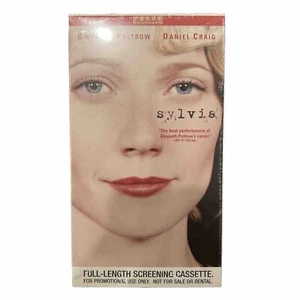 SYLVIA Vhs New Rare Screening Copy Gwyneth Paltrow & Daniel Craig Promo Sealed - Picture 1 of 6