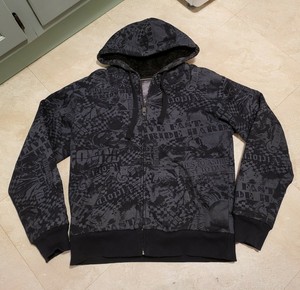 fox racing zip up moletom com capuzs