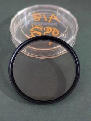 Vtge Zykkor 62mm 81A Camera Lens Made In Japan, For Warmer Tones - Image 1 of 4