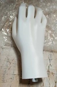 LESS THAN PERFECT MN-HandsF WHITE RIGHT Female Mannequin Hand Jewelry Display - Picture 1 of 12