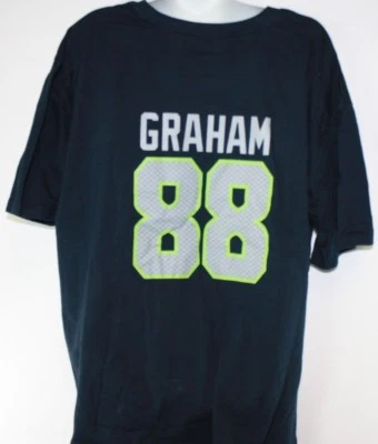 НОВАЯ женская футболка с коротким рукавом Seattle Seahawks Jimmy Graham No88 футбол  - Изображение 1 из 4
