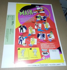The MASK 90s KENNER HASBRO EUROPE ACTION FIGURE TOY PRODUCTION PROOF ITALIAN - Picture 1 of 2