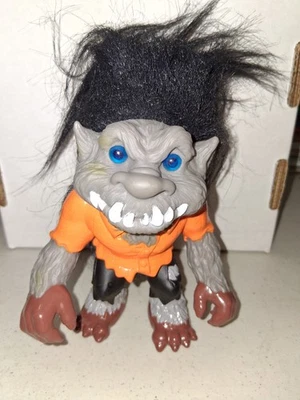 VTG 1992 HASBRO Rare BATTLE TROLLS WOLFMAN Troll WEREWOLF - Image 1 of 2