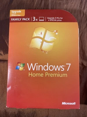 Microsoft  Windows 7 Home Premium Family Pack 32/64-Bit Upgrade - Image 1 of 4