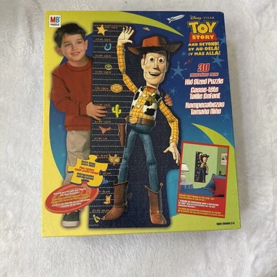 Disney Pixar Toy Story Woody Puzzle 2002 tabla de crecimiento tamaño infantil 30 piezas sellado Foto 1 de 4