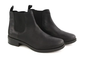 TIMBERLAND A2JGQ Women's Boots UK4.5/5 EU37.5/38 Black Leather Almond Chelsea * - Picture 1 of 16