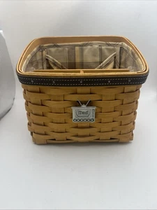 Longaberger Fathers Day 2002 Basket Daddy’s TV Caddy Basket - Picture 1 of 11