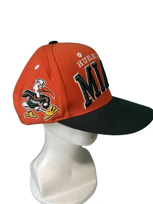 Miami Hurricanes Snapback Hat Zephyr Orange NCAA College Sports - Image 1 of 4
