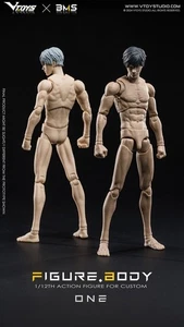 VTOYS X BMS 1:12 Muñeca Flexible Masculina 6" Figura Cuerpo Articulado con Cabeza Modelo Regalo - Imagen 1 de 17