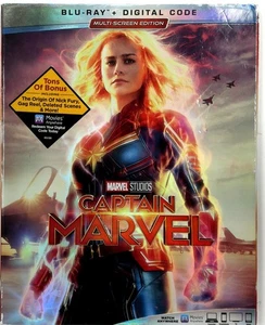 Captain Marvel Blu-ray 2019 Multi-Screen Edition Brie Larson Samuel L. Jackson - Picture 1 of 2