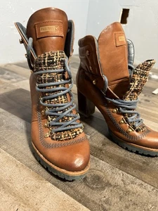 Pikolinos Brown Ankle Boots- 38 - Picture 1 of 8