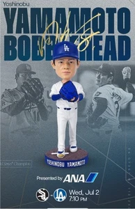 Yoshinobu Yamamoto Bobblehead LA Dodgers SGA 7/2/25 🇯🇵🧢🔥 - Picture 1 of 1