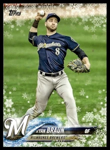 2018 Topps Holiday Ryan Braun #32 - Picture 1 of 2