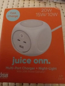 Juice Onn Multi Port Charger + Night Light - Picture 1 of 4