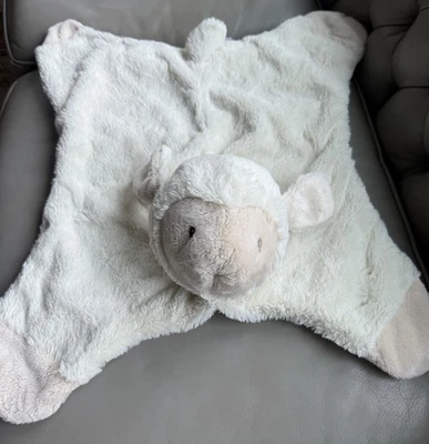 Baby Gund Lopsy Lamb Comfy Cozy Plush Lovey Security Blanket Mat Satin 058935 - Image 1 of 4