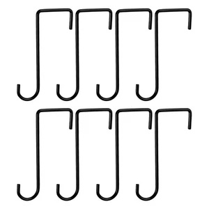 Outdoor Patio Patio Hooks Iron Construction Coated Finish Rust Resistant - Picture 1 of 20