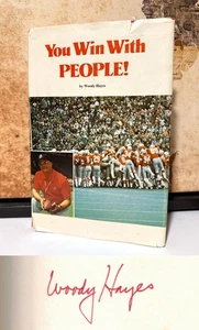 You Win With People HAND SIGNED by Woody Hayes! Ohio State Football! Autograph! - Bild 1 von 7