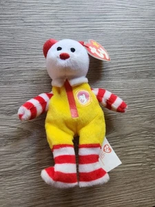 TY Ronald McDonald the Bear Teanie Beanie Baby Plush Stuffed Animal w/Tags OOP - Picture 1 of 5