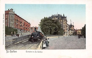 Schweiz - ST. GALLEN - Einfahrt in St. Gallen - Verlag - Karl Braun 10616 - Picture 1 of 2
