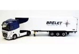 Minicar 1/43 Daf Xf My 2017 Space Cab Semi Trailer Brrelet 116758 - Picture 1 of 1