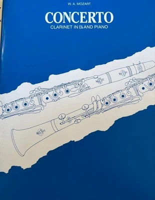 Concerto pour clarinette Mozart en la majeur KV622, partition d'occasion,... - Photo 1/4