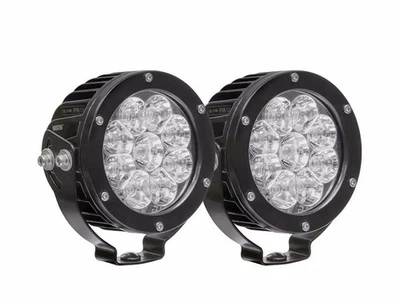 Westin Axis LED Auxiliary Lights 4.75" Round Flood Beam Pair of Lights Foto 1 de 4