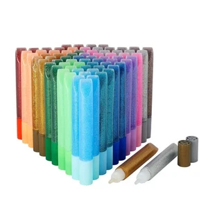 72-Pack Rainbow Glitter Glue Pens (12 Colors, 0.35 Oz) for Arts, Crafts & DIY... - Picture 1 of 8