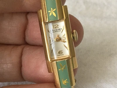 RELOJ PULSERA SUIZO 20 MICRAS L. A. LEUBA, GINEBRA, Hermoso 👍Funciona Foto 1 de 4