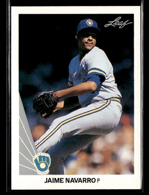 1990 Leaf Jaime Navarro #85 - Image 1 of 2