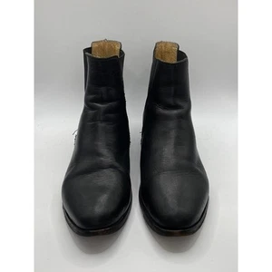 SUTRO FOOTWEAR Mujer Cuero Negro Ortega Punta Redonda Tobillo Chelsea Botas TALLA 8 - Imagen 1 de 8