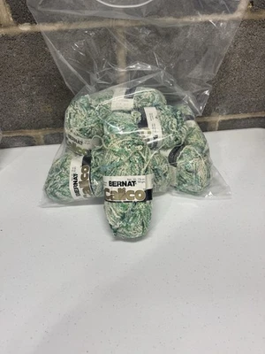 Bernat Calico Yarn Pistachio 5683 10 Skein Lot  - Image 1 of 4