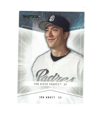 Jon Knott 2005 Skybox Autographics Insignia #110 - SN 029/150 - San Diego Padres - Image 1 of 2