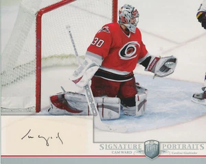 CAM WARD Signed 8x10 Photo 2006-07 Upper Deck BAP Portraits Rare Canes SP Auto - Picture 1 of 2