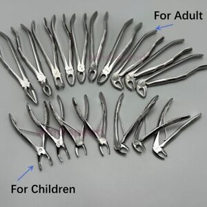 Dental Tooth Extracting Plier Adult Children Surgical Extraction Forceps Kit