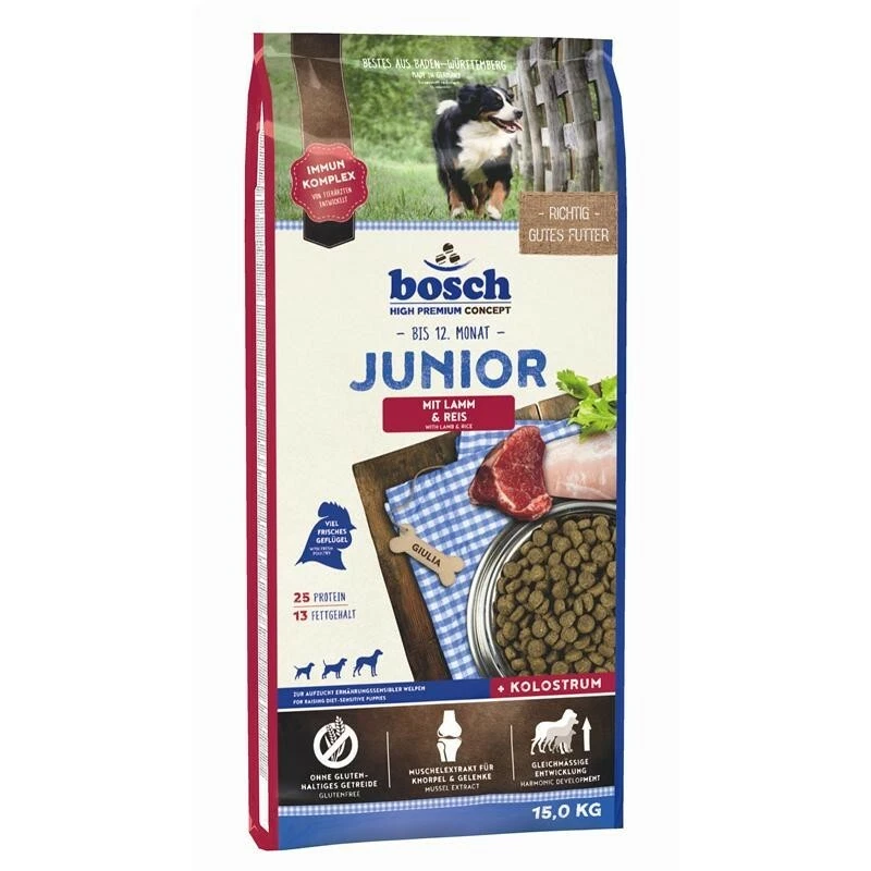 Bosch Junior Lamm & Reis | 15 kg - Bild 1 von 1
