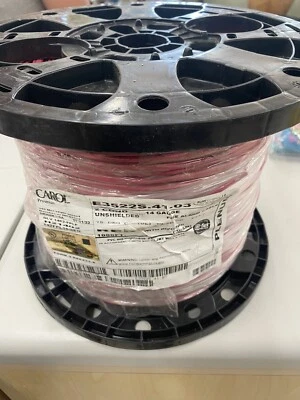 Carol E3522S 14/2C Solid Plenum Fire Alarm/Communication Cable White /1000ft - Image 1 of 2