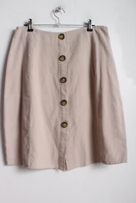 Select Womens Button Up Skirt - Pink - Size 10 (VP2) - Image 1 of 3