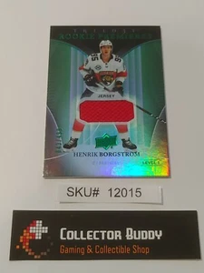 Henrik Borgstrom RC #43/499 2018-19 Upper Deck Trilogy Green Jersey 65 SKU#12015 - Imagen 1 de 1