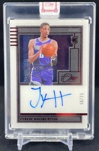 2020-21 Panini One And One Tyrese Haliburton Red Rookie Auto RC #08/25 - Picture 1 of 2