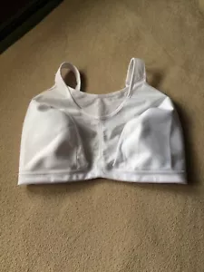GLAMORISE 44J Magic Lift White Cami Soft Cup Sports Bra Style 1066 Pre-owned - Picture 1 of 8