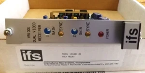 IFS MODEL VR1001 DUAL VIDEO RECEIVER RACK MOUNT- NEW - Picture 1 of 1