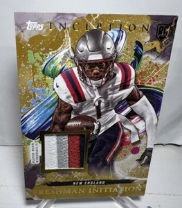2024 Topps Inception Ja’lynn Polk Relic /25 4 Color Patch Patriots Rookie - Picture 1 of 3