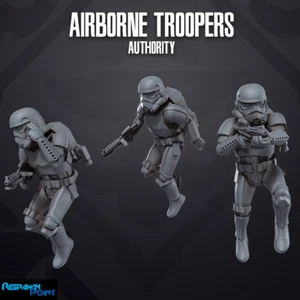 Authority Airborne Troopers - SkullForge Studio - miniature da tavolo 32 mm - Foto 1 di 8