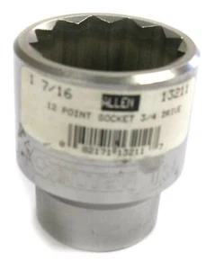 Allen 13204 Socket, Shallow, 12pt, 3/4 Inch Drive, 1 Inch NOS USA - Picture 1 of 1