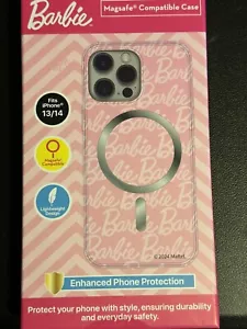 Barbie Pink iPhone Apple MagSafe NEW 13 14 - 3D Rubber Shockproof Phone Case - Picture 1 of 4