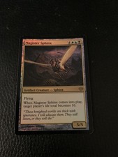 Magister Sphinx FOIL Conflux NM Artifact White Blue Black Rare CARD